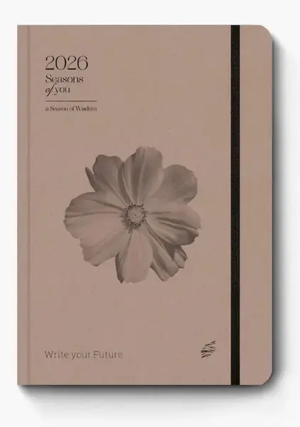 Ημερήσιο ημερολόγιο Adbook 2026 Seasons Of You 17x25cm σε Almond χρώμα βοηθά στο digital declutter