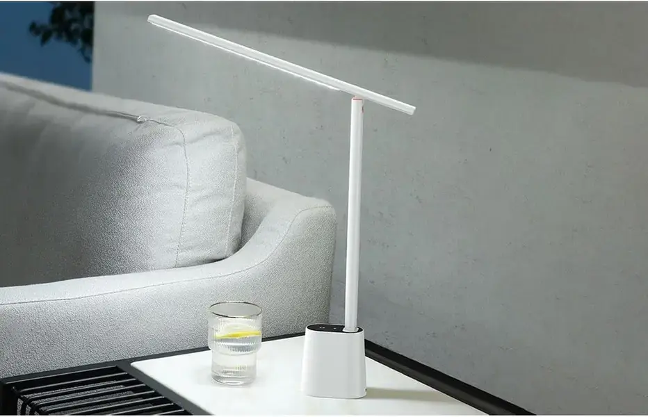 Φωτιστικό Γραφείου Baseus Smart Eye LED Πτυσσόμενο σε Λευκό Χρώμα Ιδανικό για Ανανέωση Γραφείου