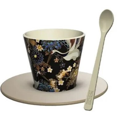 Σετ I-Drink Cup & Spoon Nature της I-Total για Διακόσμηση του Χώρου Υποδοχής Γραφείου