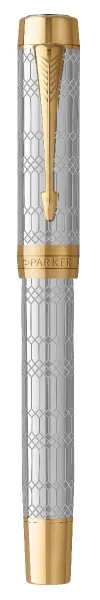 πένα parker duofold special edition jubilee silver gt fpen - Parker