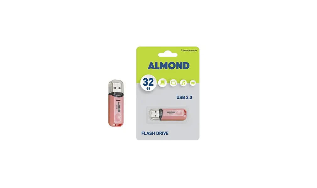 Usb stick almond 32gb pastel pink - Almond