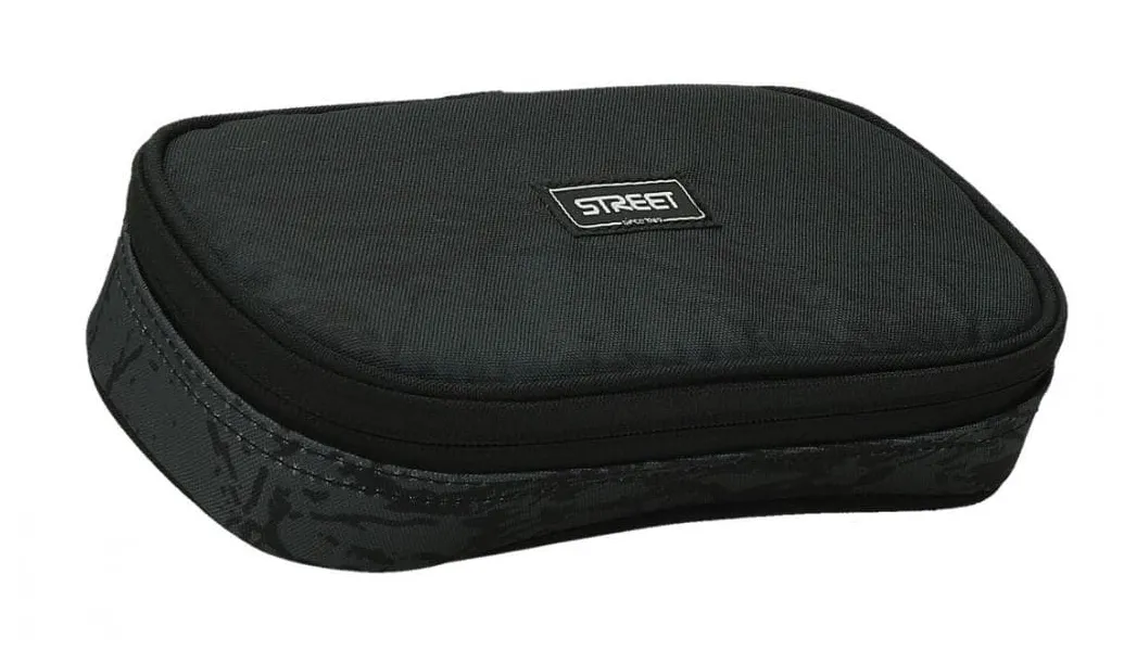 Κασετίνα street compact dark βαρελάκι 22x6x11cm - Street