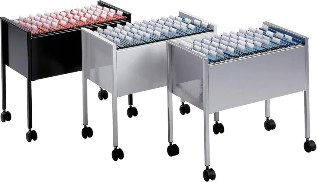 Βάση durable trolley για ντοσιέ κρεμαστά (για 80 τεμάχια α4) γκρι - Durable