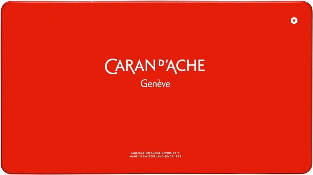 Ξυλομπογιές ακουαρέλας caran d'ache supracolor μεταλλικό κουτί 40 χρώματα φ3.8mm - Caran d'ache