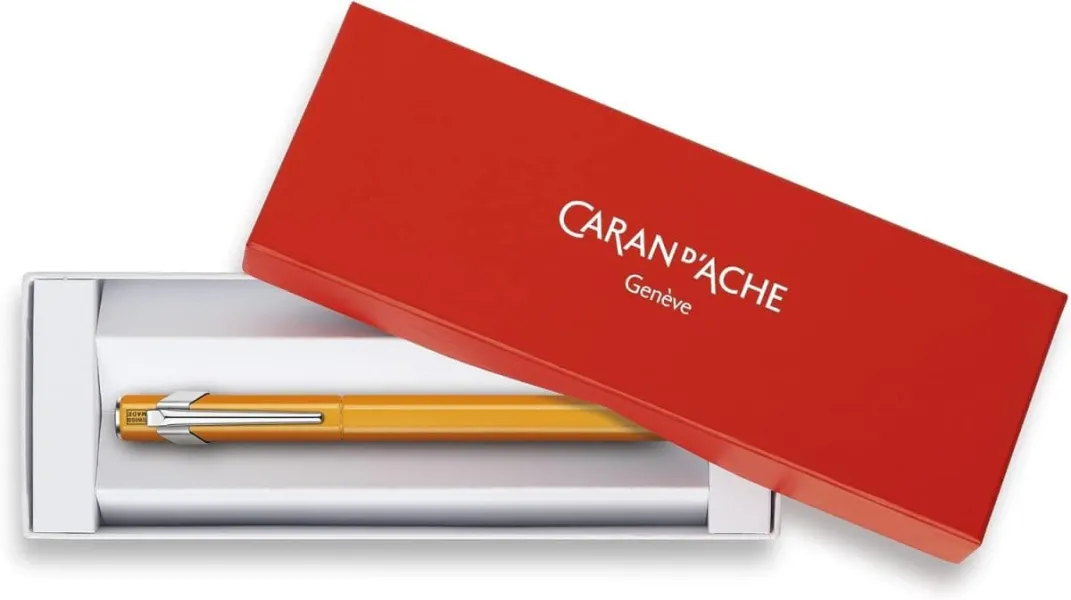 πένα caran d'ache 849 plume fluo medium πορτοκαλί - Caran d'ache