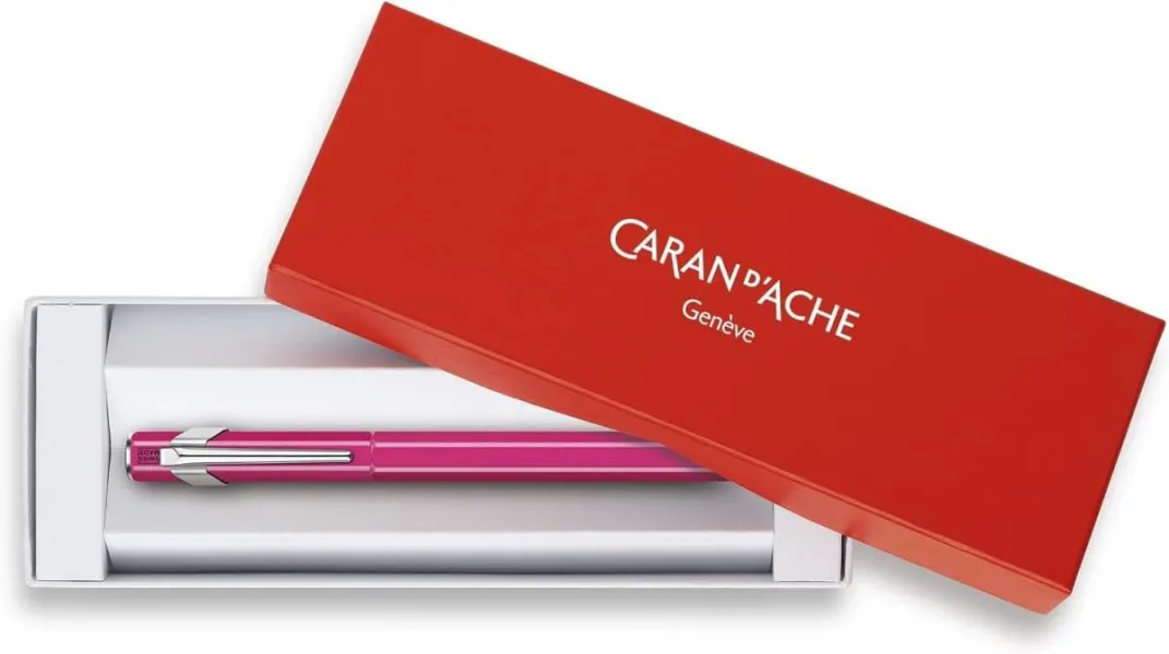 πένα caran d'ache 849 plume fluo medium ροζ - Caran d'ache