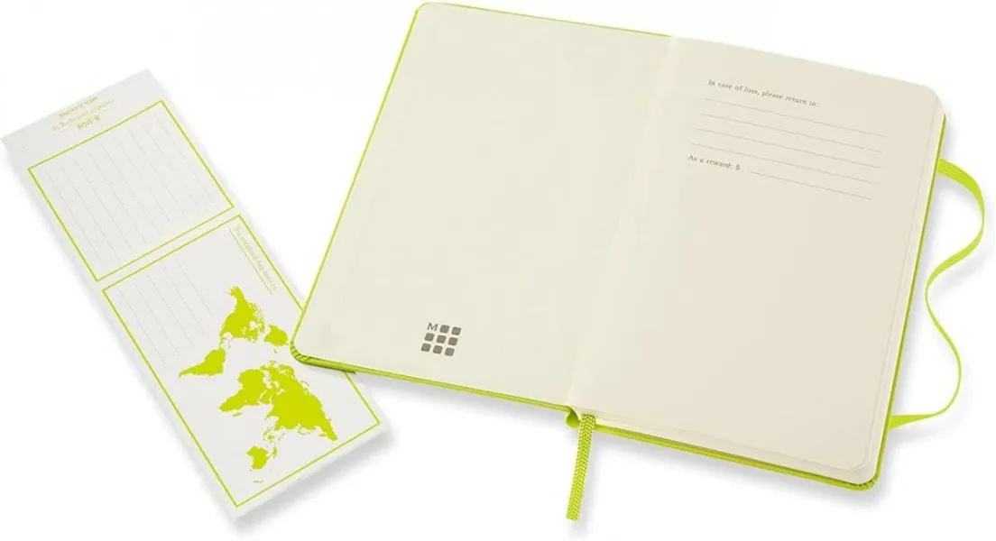 σημειωματάριο moleskine pocket ruled 9x14cm lemon hard cover - Moleskine