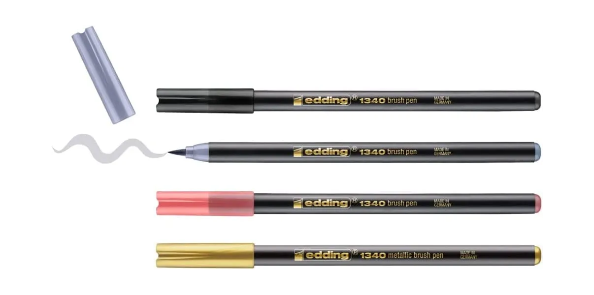 Μαρκαδόροι edding 1340 metallic σετ 4 τεμαχίων - Edding