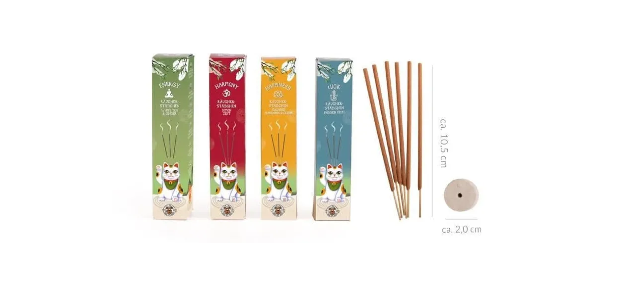 Αρωματικά sticks trend lucky cat 50 sticks + βάση - Trend