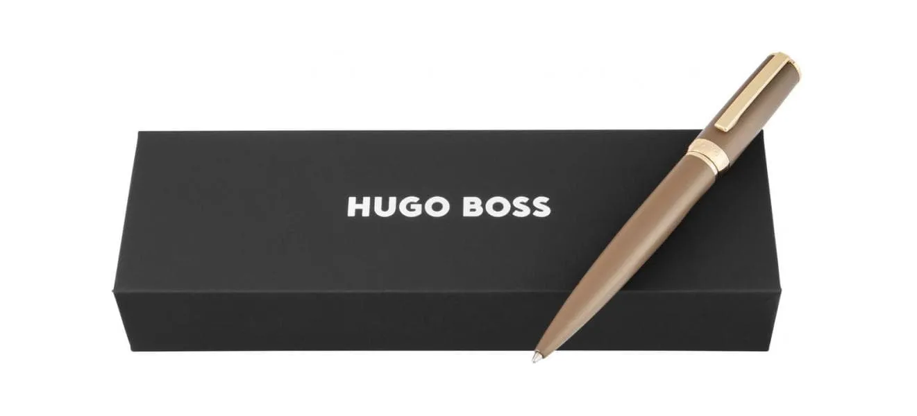 στυλό hugo boss arche double b camel ballpen - Hugo boss