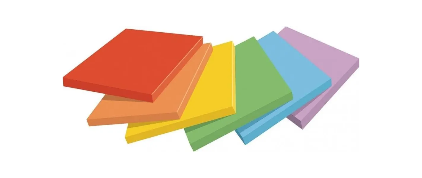 Αυτοκόλλητα χαρτάκια post-it 654 6ss-play 76x76mm 6x90 φύλλα - 3m