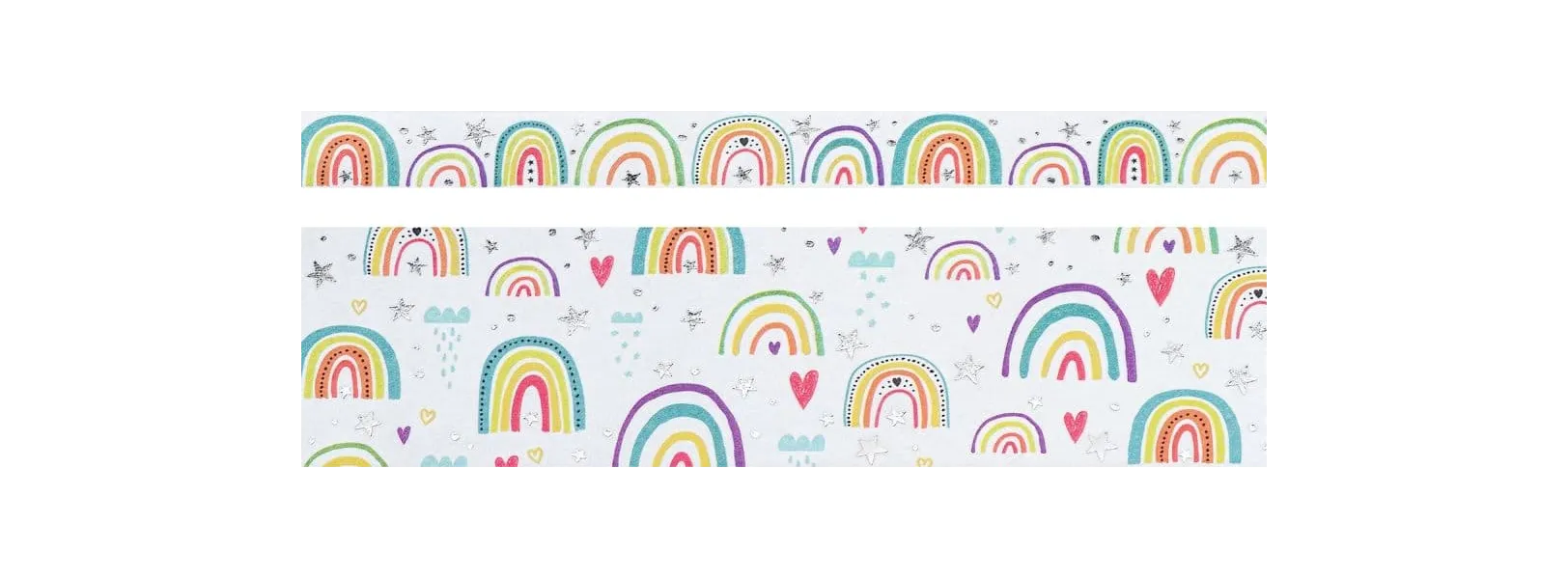 ταινία χάρτινη heyda washi tape rainbow 1.5cmx2m - Heyda