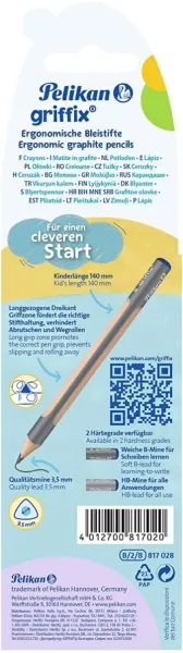 Μολύβια pelikan ergonomic griffix 2 τεμάχια - Pelikan