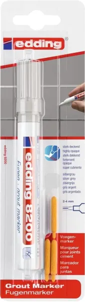 Μαρκαδόρος edding 8200 για αρμούς ασημί - Edding