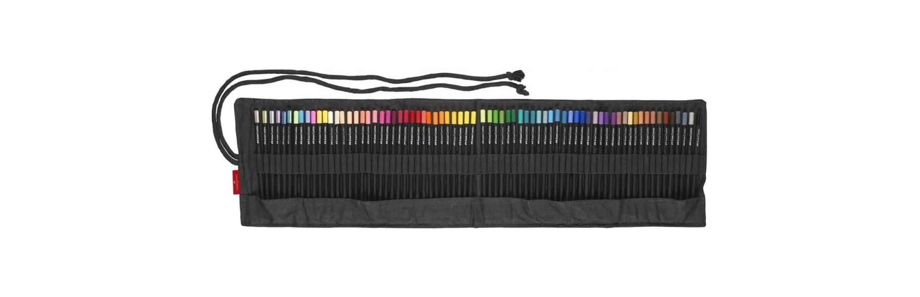 Ξυλομπογιές faber castell black edition 72 τεμάχια +κασετίνα roll up - Faber castell
