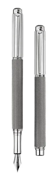 πένα caran d'ache rhodium varius ivanhoe 18κ ασημί fine - Caran d'ache