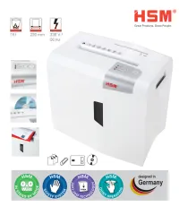 Καταστροφέας εγγράφων hsm hd datashredstar x5 43121 - Hsm