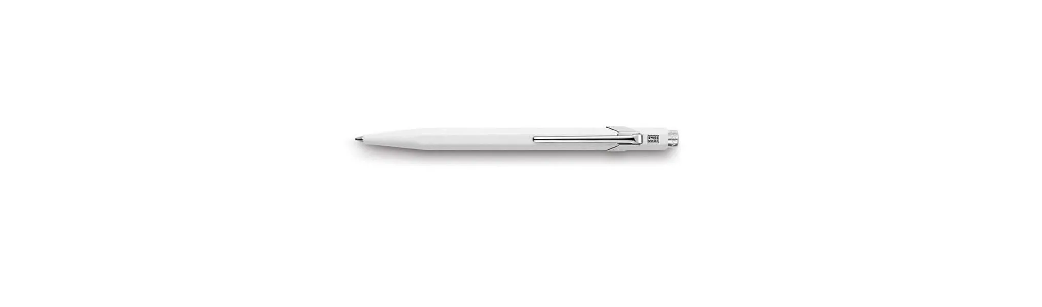 στυλό caran d'ache 849 classic μεταλλικό medium λευκό ballpen - Caran d'ache