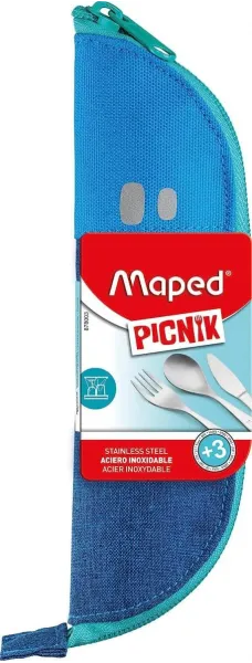 Μαχαιροπήρουνα maped 3 τεμάχια σε θήκη - 