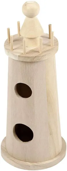 Ξύλινος φάρος deco 25χ10cm 1τεμ. - Deco