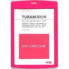 Κονκάρδα συνεδρίου turam 74x105mm ροζ - Turam