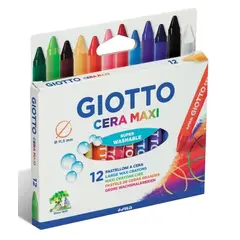 Κηρομπογιές giotto cera maxi 12 χρώματα - Giotto