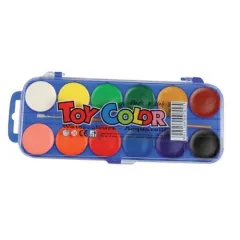 Νεροχρώματα toycolor 12 τεμάχια - Toycolor