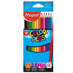 Ξυλομπογιές maped color'peps 12 χρώματα - Maped