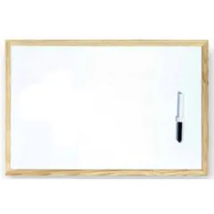 πίνακας μαρκαδόρου 30x40cm με ξύλινη κορνίζα describo - Describo