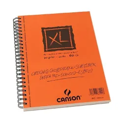 Μπλοκ canson xl croquis a5 90gr 60 φύλλα σπιράλ - Canson