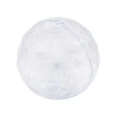 Μπάλα rayher πλαστική faceted clear rayher 8 εκατοστά - Rayher