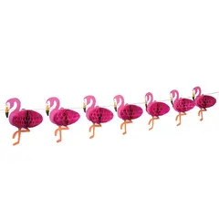 Γιρλάντα diy flamingo honeycomb - Deco