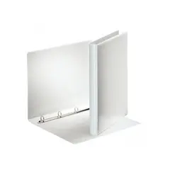 Ντοσιέ παρουσίασης λευκό 32x26x3cm 4 κρίκοι με θήκη στο εξώφυλλο - 