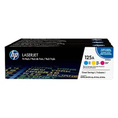 Toner hp 125a 3-pack cyan, magenta, yellow cf373a - Hp