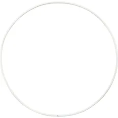στεφάνι μεταλλικό rayher φ20cm λευκό - Rayher