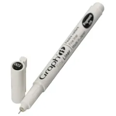 Μαρκαδόρος σχεδίου graph it fine liner 003 black - Oz