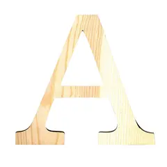 Γράμμα artemio ξύλινο a 12cm - Artemio