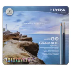 Ξυλομπογιές lyra graduate aquarell 24 τεμάχια - Lyra