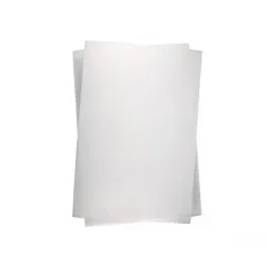 Shrink plastic matt white  20 x 30cm - Deco