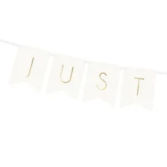 Γιρλάντα diy just married - Deco