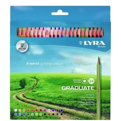 Ξυλομπογιές lyra graduate 24 τεμ. - Lyra