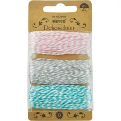 Κορδόνι bakers twine 3 χρώματα χ 10 μέτρα - Meyco