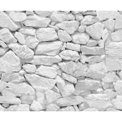 χαρτόνι 50x70cm 300gr διπλής όψης stone wall white - Ursus