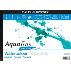 Μπλοκ daler rowney aquafine smooth a4 300gr. 12 φύλλα - Daler rowney