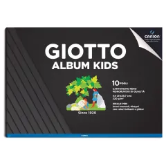 Μπλοκ giotto a4 με μαύρα φύλλα 10φ. 220gr - Giotto