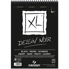 Μπλοκ canson xl dessin noir black a3 150gr 40 φύλλα - Canson