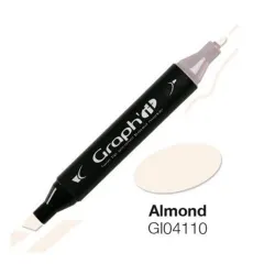 Μαρκαδόρος graph it twin tip almond 4110 - Oz