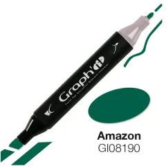 Μαρκαδόρος graph it twin tip amazon 8190 - Oz
