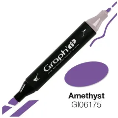 Μαρκαδόρος graph it twin tip amethyst 6175 - Oz