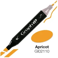 Μαρκαδόρος graph it twin tip fresh apricot 2110 - Oz